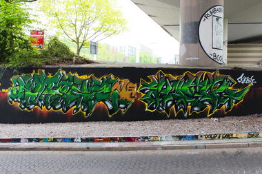 Graffiti Wall - Photo by Flag - flag, stegz, bochum (2014)