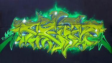 Graffiti Wall in Bochum - Photo by Flag - Bochum, Flag, montana (2015)