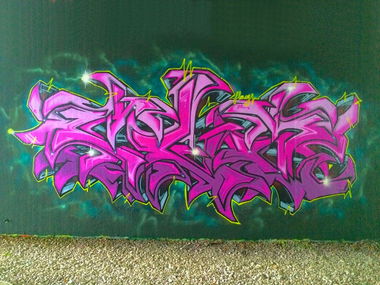 Graffiti Wall in Bochum - Photo by Flag - flag, bochum, montana (2015)