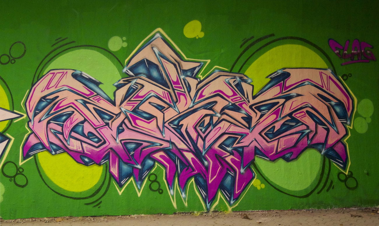 Graffiti Wall in Bochum - Photo by Flag - Bochum, Wildstyle, Flag (2015)