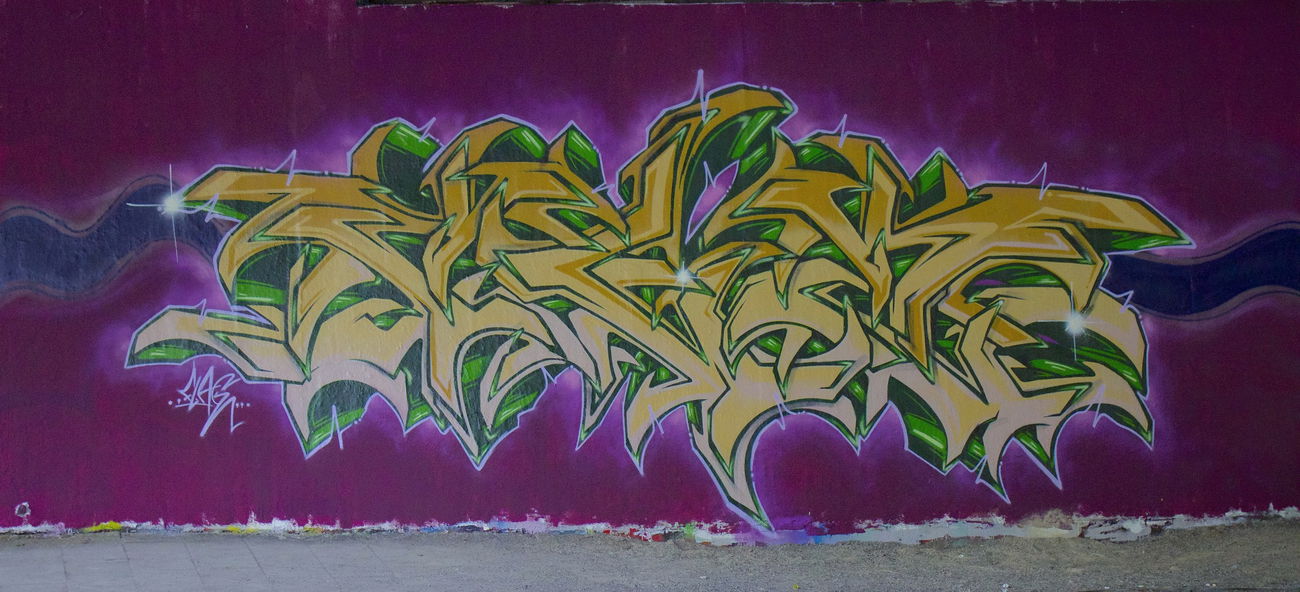 Graffiti Wall - Photo by Flag - Flag, Bochum, Montana (2015)
