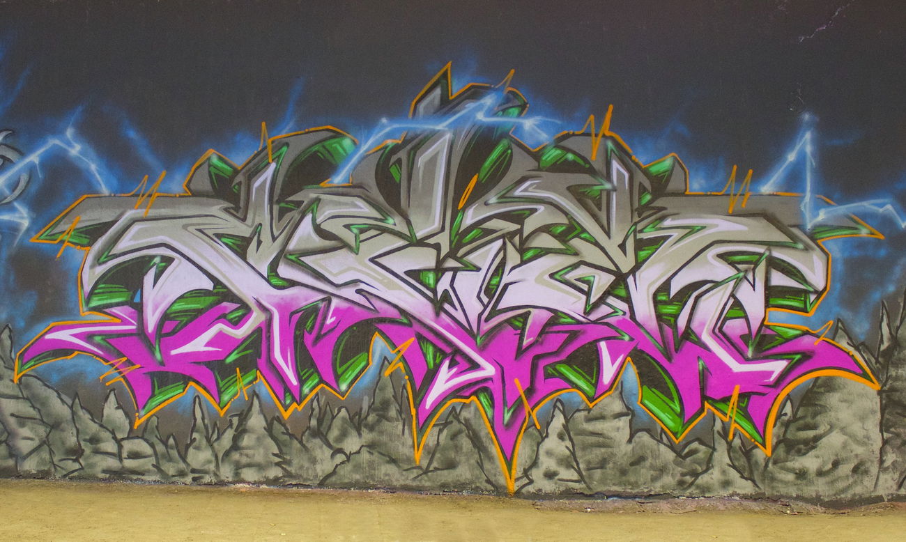 Graffiti Wall in Bochum - Photo by Flag - flag, bochum, wildstyle (2015)