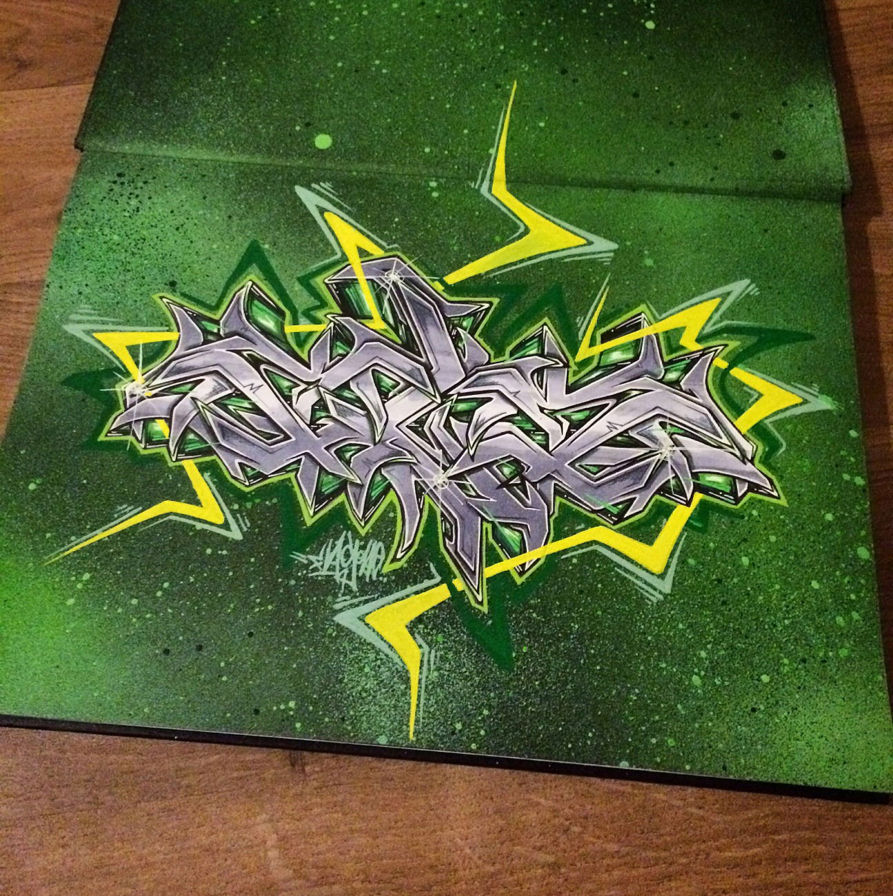 Graffiti Sketch - Photo by Flag - blackbook, Wildstyle, sketch (2015)