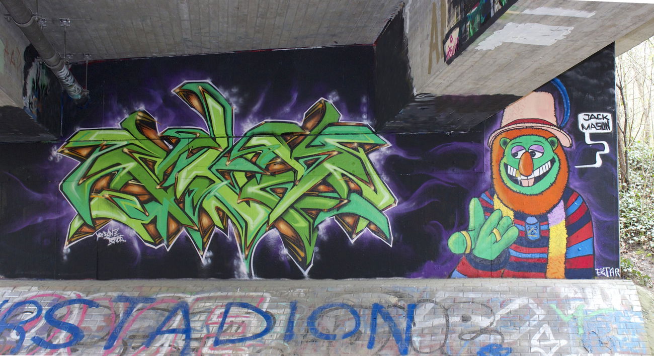 Graffiti Wall in Bochum - Photo by Flag - flag (2016)