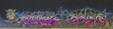 Graffiti Wall - Photo by Flag - flag, bochum, wildstyle