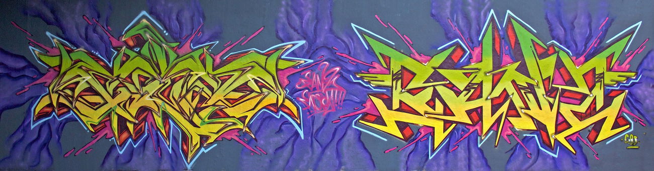 Graffiti Wall - Photo by Flag - Flag, Fanz, Bochum (2015)