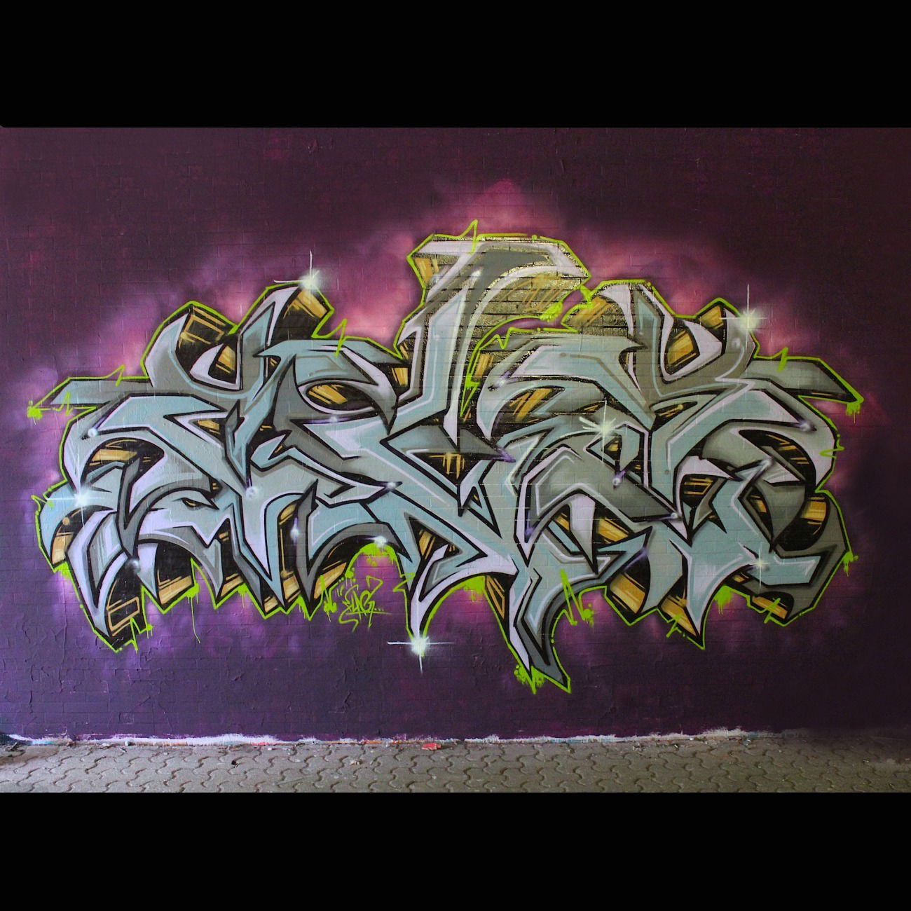 Graffiti Wall - Photo by Flag - flag, bochum, montana (2015)