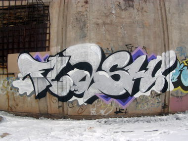 Graffiti Bombing - Photo by Flash