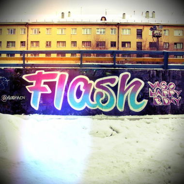 Graffiti Wall - Photo by Flash