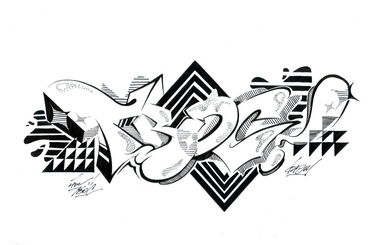 Graffiti Sketch - Photo by Flash