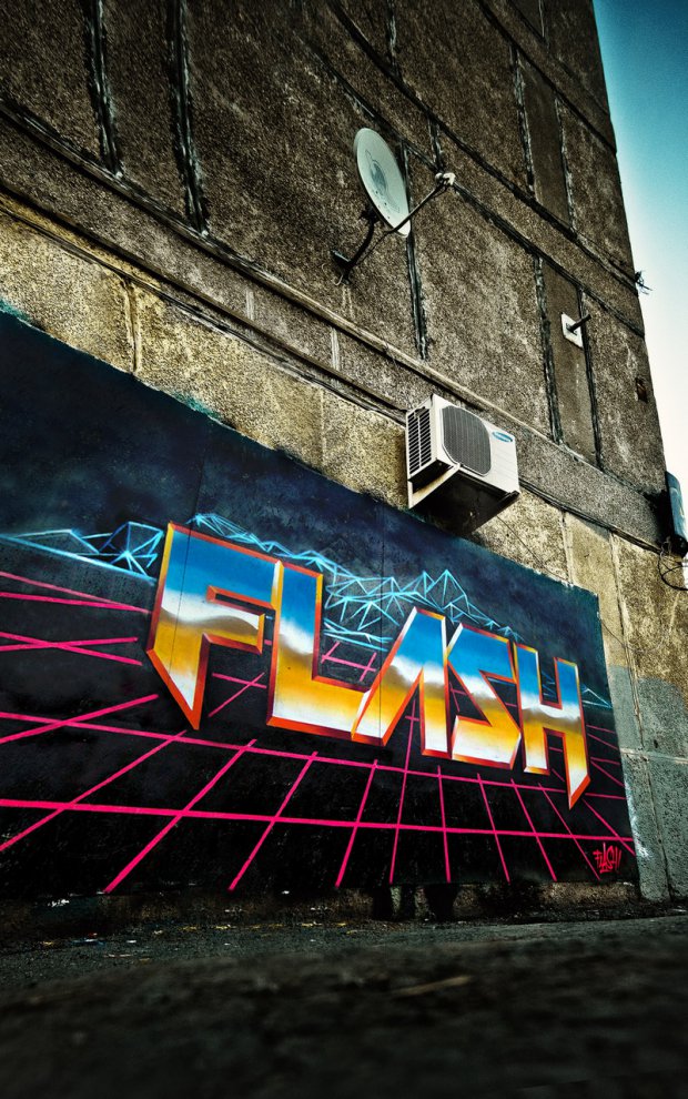 Graffiti Wall - Photo by Flash