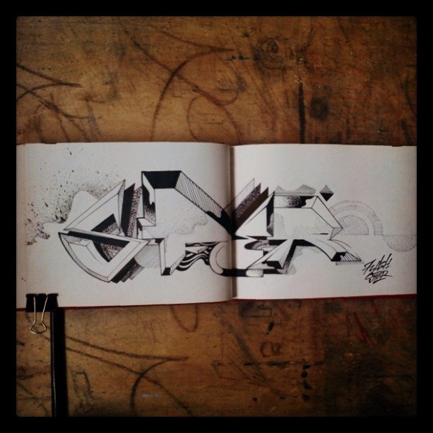 Graffiti Sketch - Photo by Flash