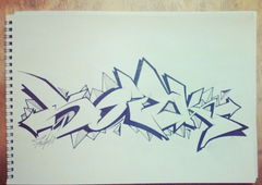 Graffiti Sketch - Photo by Flash