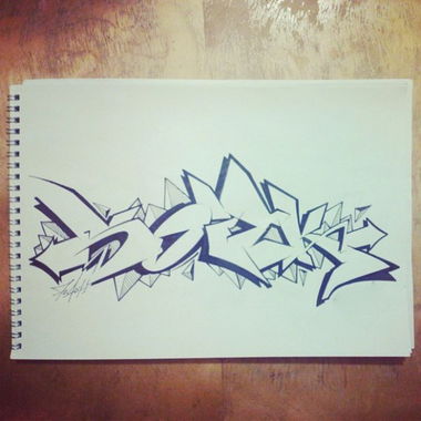 Graffiti Sketch - Photo by Flash