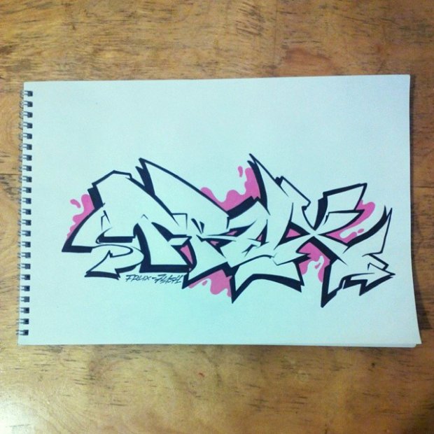 Graffiti Sketch - Photo by Flash