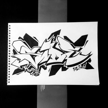 Graffiti Sketch - Photo by Flash