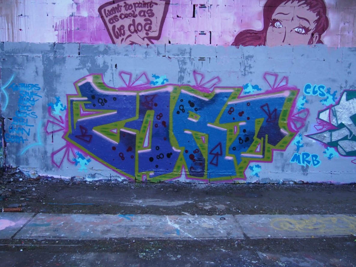 Graffiti Wall - Photo by Fleischpeitsche