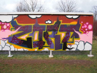 Graffiti Wall in Deutschland - Photo by Fleischpeitsche - ZORT, MRB, FR (2015)