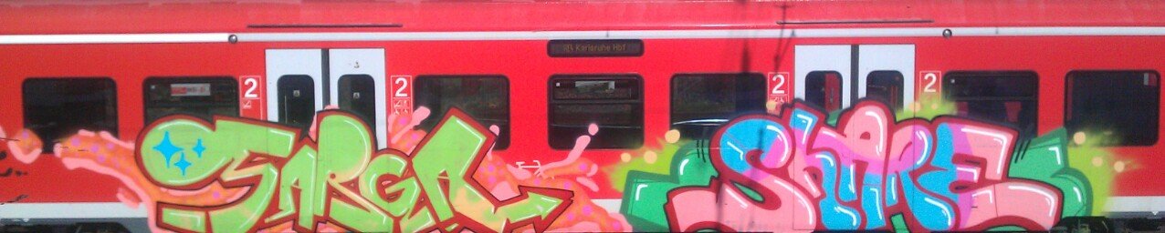 Graffiti Wall in Mainz - Photo by FlowRain - Targa, Share (2012)