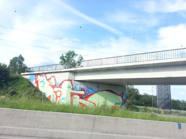 Graffiti Bombing in Wiesbaden - Photo by FlowRain - Zitro (2013)