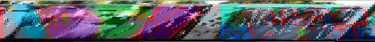 Graffiti Train - Photo by FlowRain - Odes, Riot (2013)