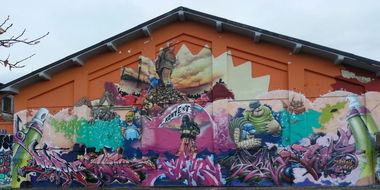 Graffiti Wall - Photo by FlowRain - Draw, CMR, Yours