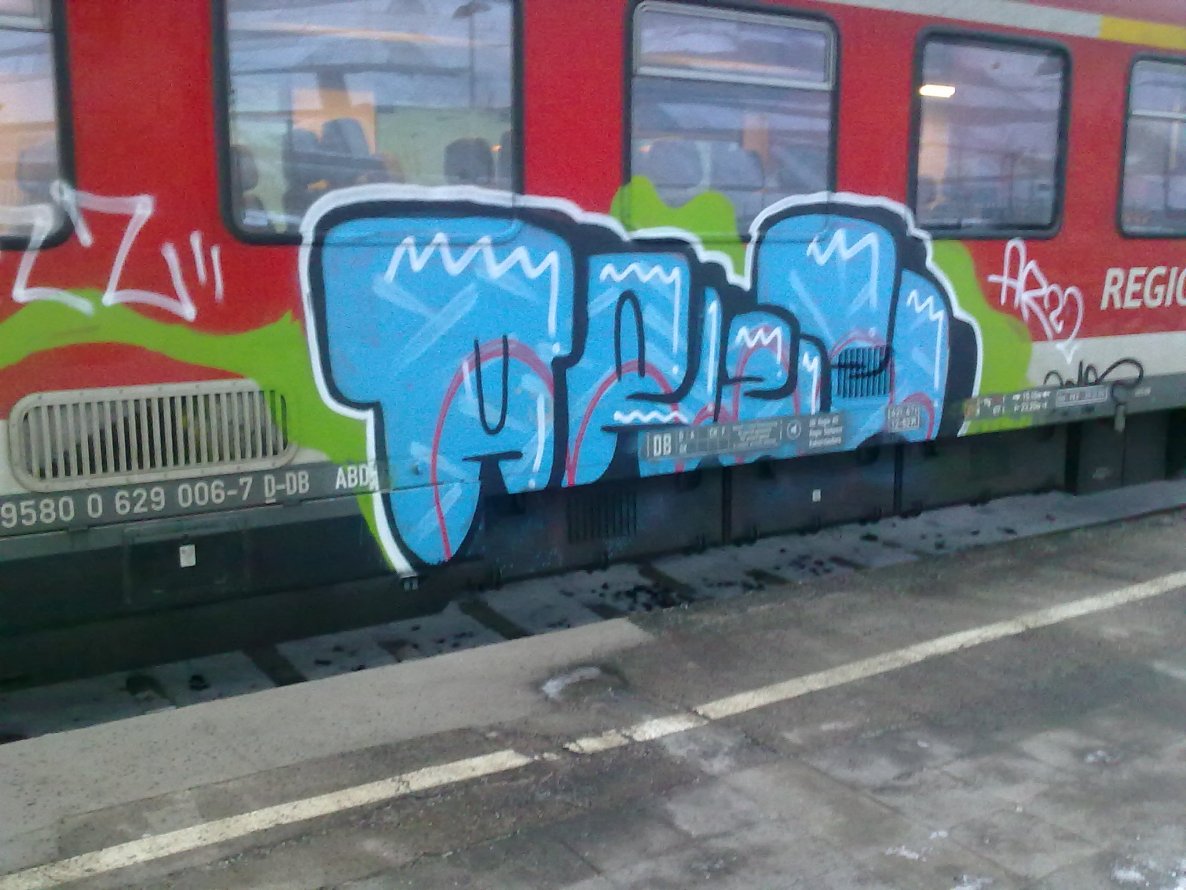 Graffiti Train - Photo by FlowRain - AR, AR22 (2010)