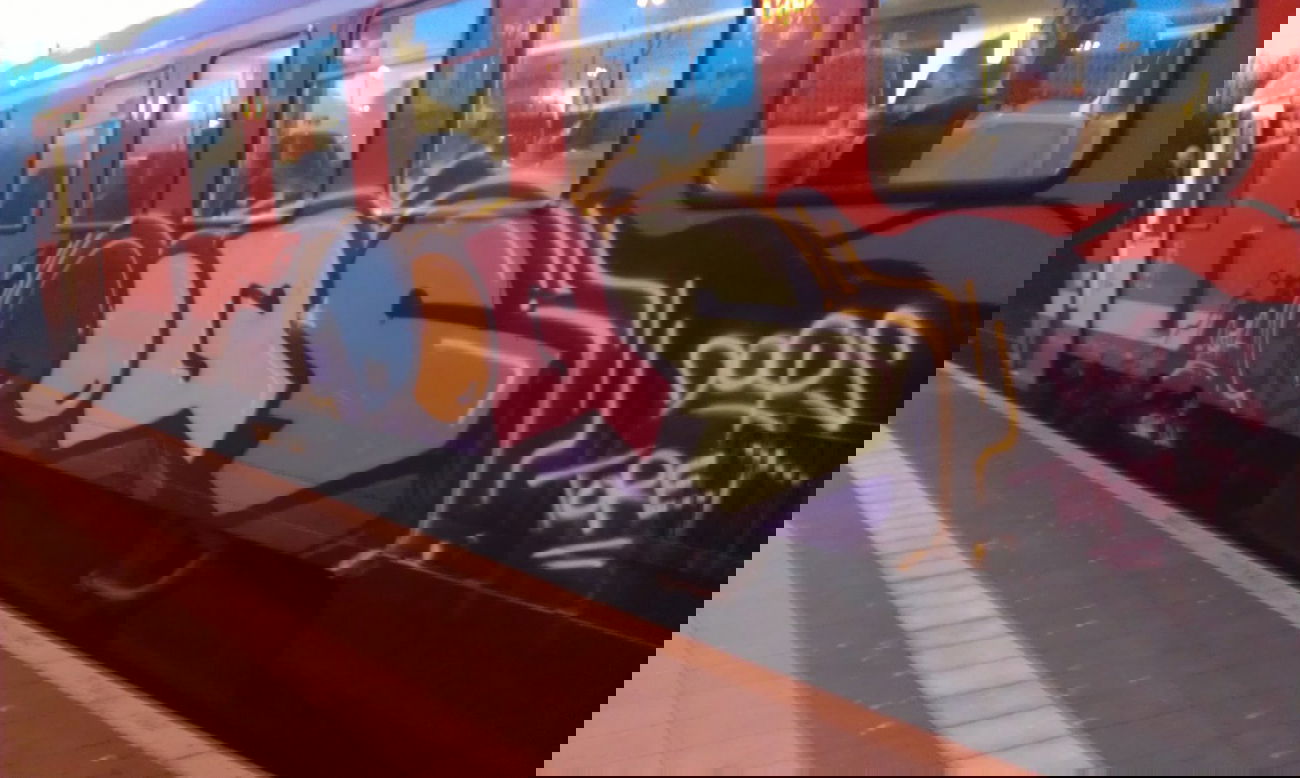 Graffiti Train - Photo by FlowRain - DOQS, TORE (2012)