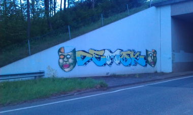 Graffiti Wall - Photo by FlowRain - DEMOK (2011)