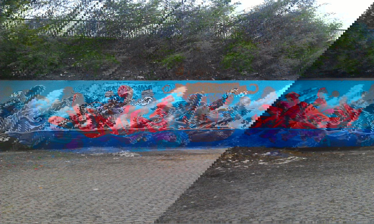 Graffiti Wall - Photo by FlowRain - Can2, MadC