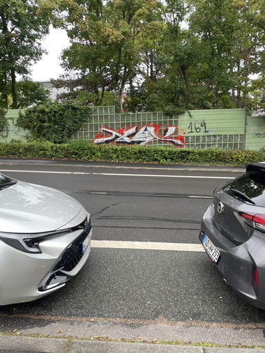 Graffiti Bombing in Wiesbaden - Photo by Flux55 (2025)