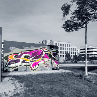 Graffiti Wall in Wiesbaden - Photo by Flux55 (2025)