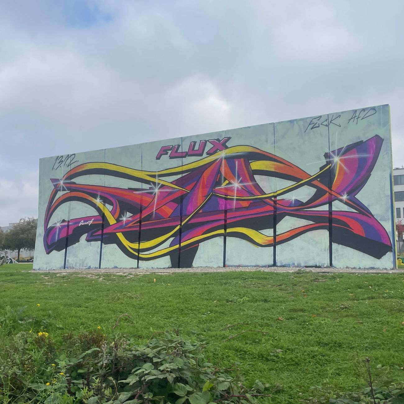 Graffiti Wall in Wiesbaden - Photo by Flux55 (2025)