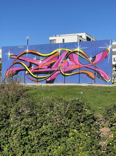 Graffiti Wall in Wiesbaden - Photo by Flux55 (2025)