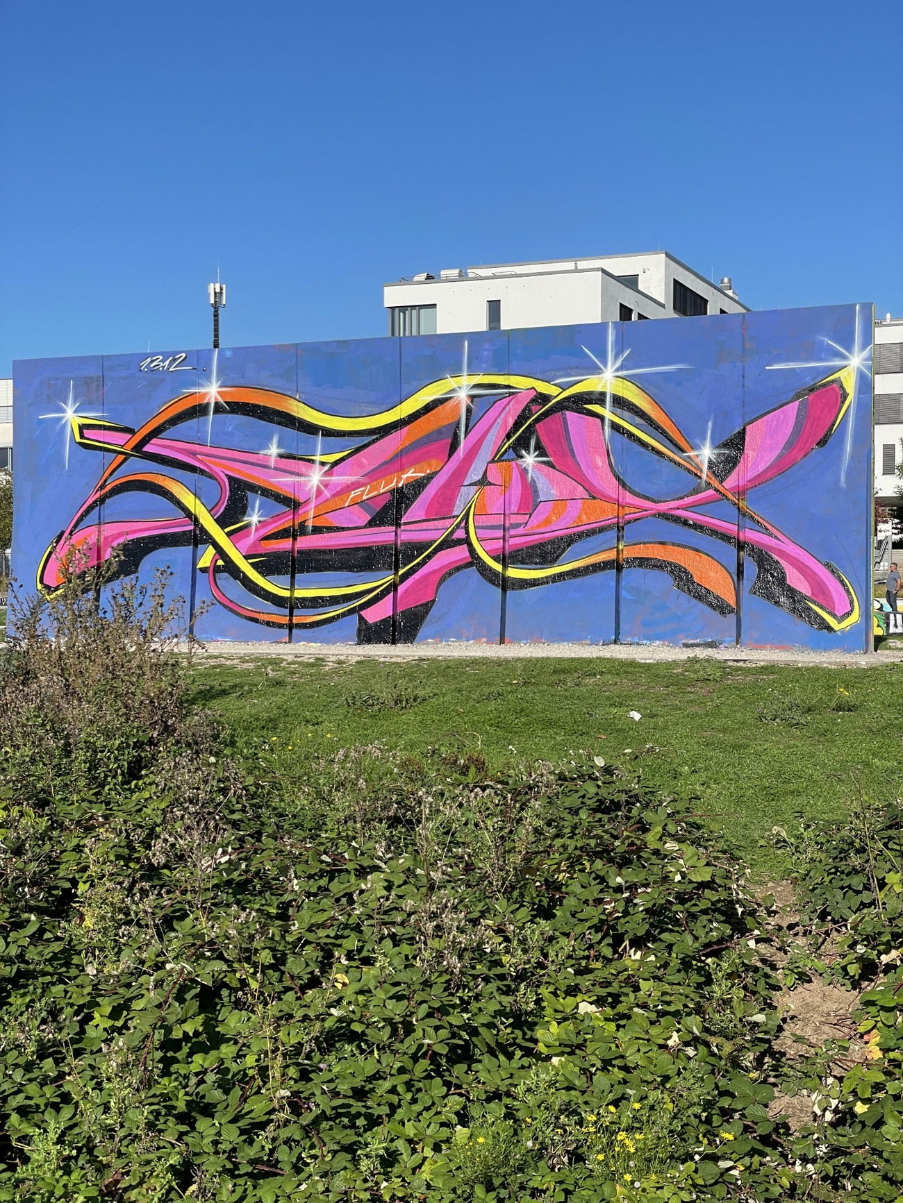 Graffiti Wall in Wiesbaden - Photo by Flux55 (2025)