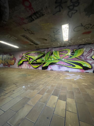Graffiti Wall in Mainz - Photo by Flux55 (2025)