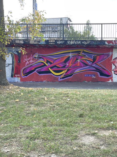 Graffiti Wall in Wiesbaden - Photo by Flux55 (2025)