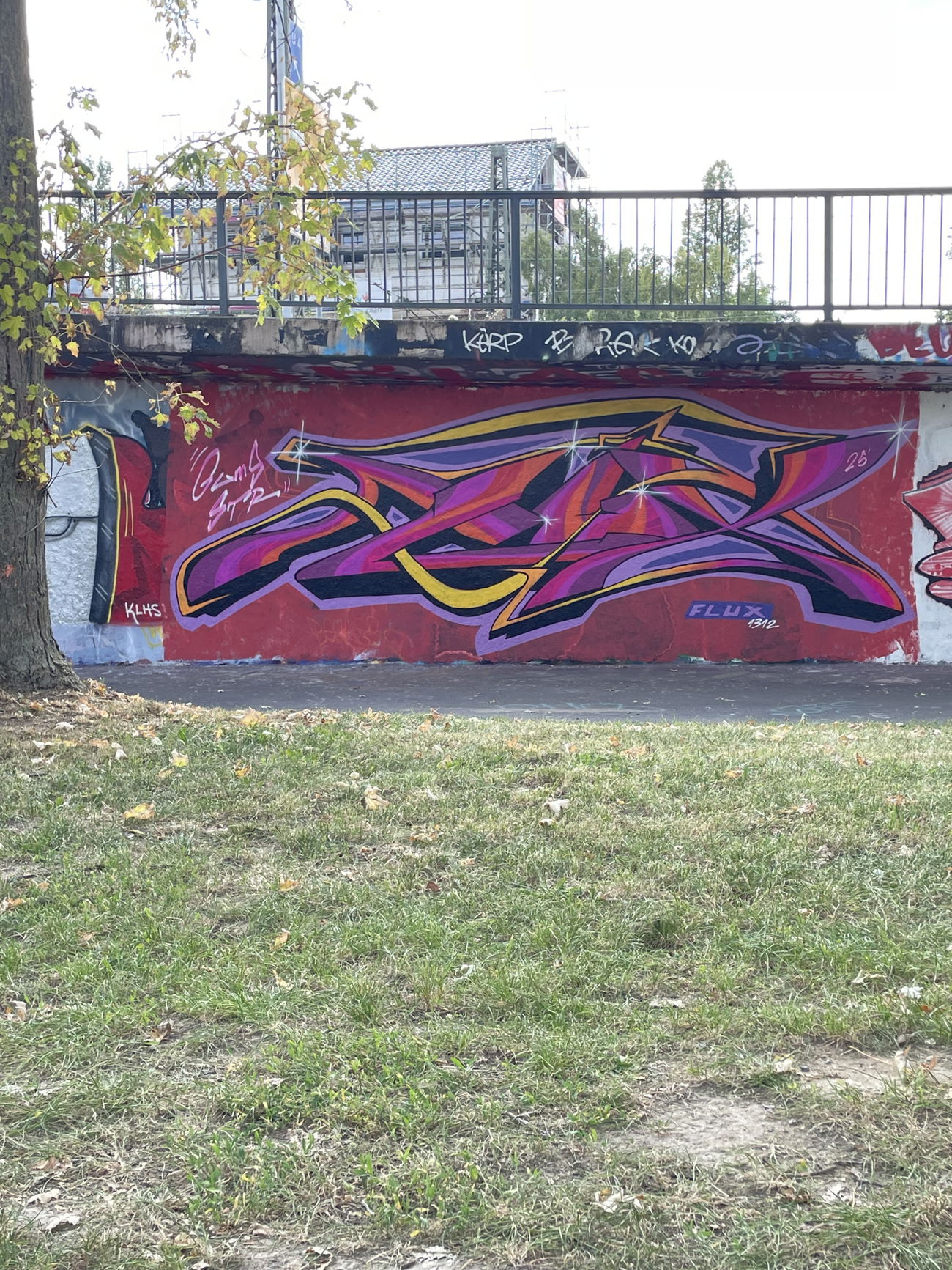 Graffiti Wall in Wiesbaden - Photo by Flux55 (2025)