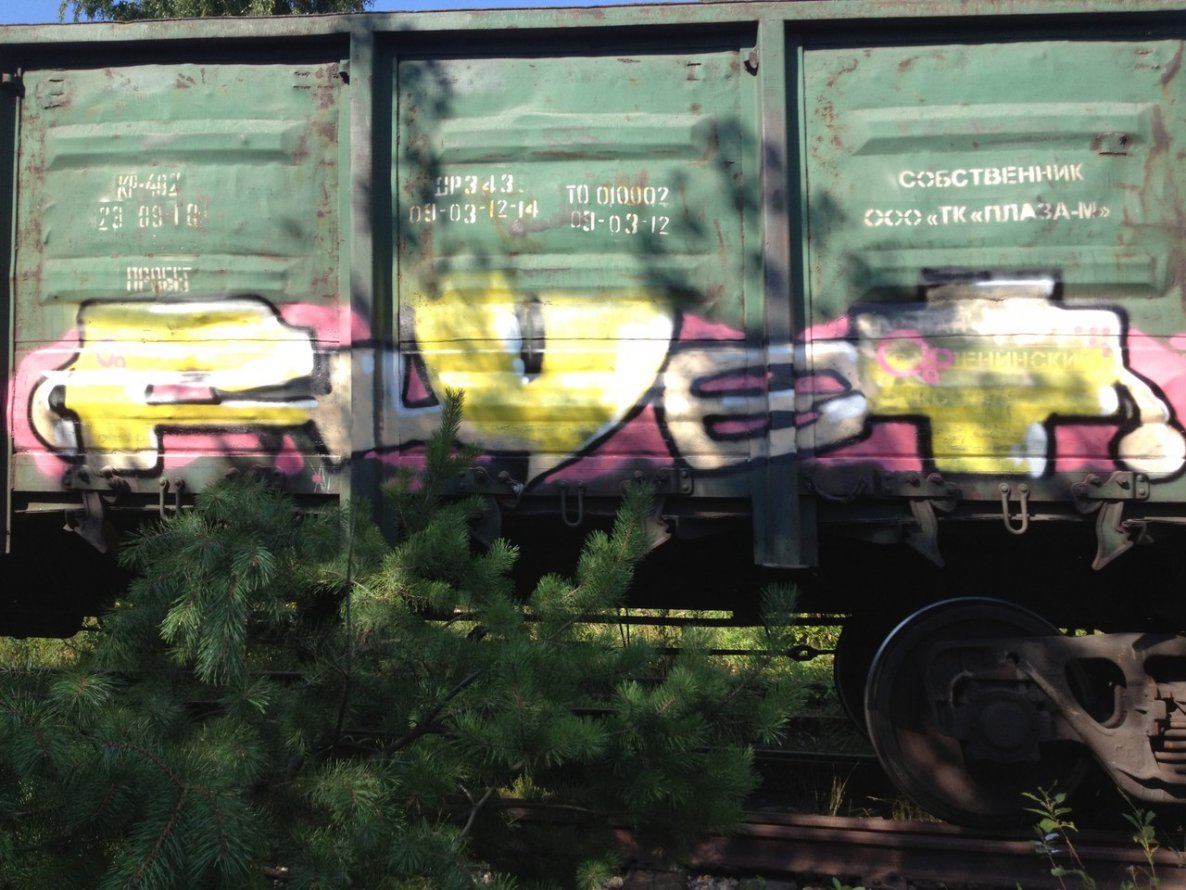 Graffiti Train - Photo by Flyet