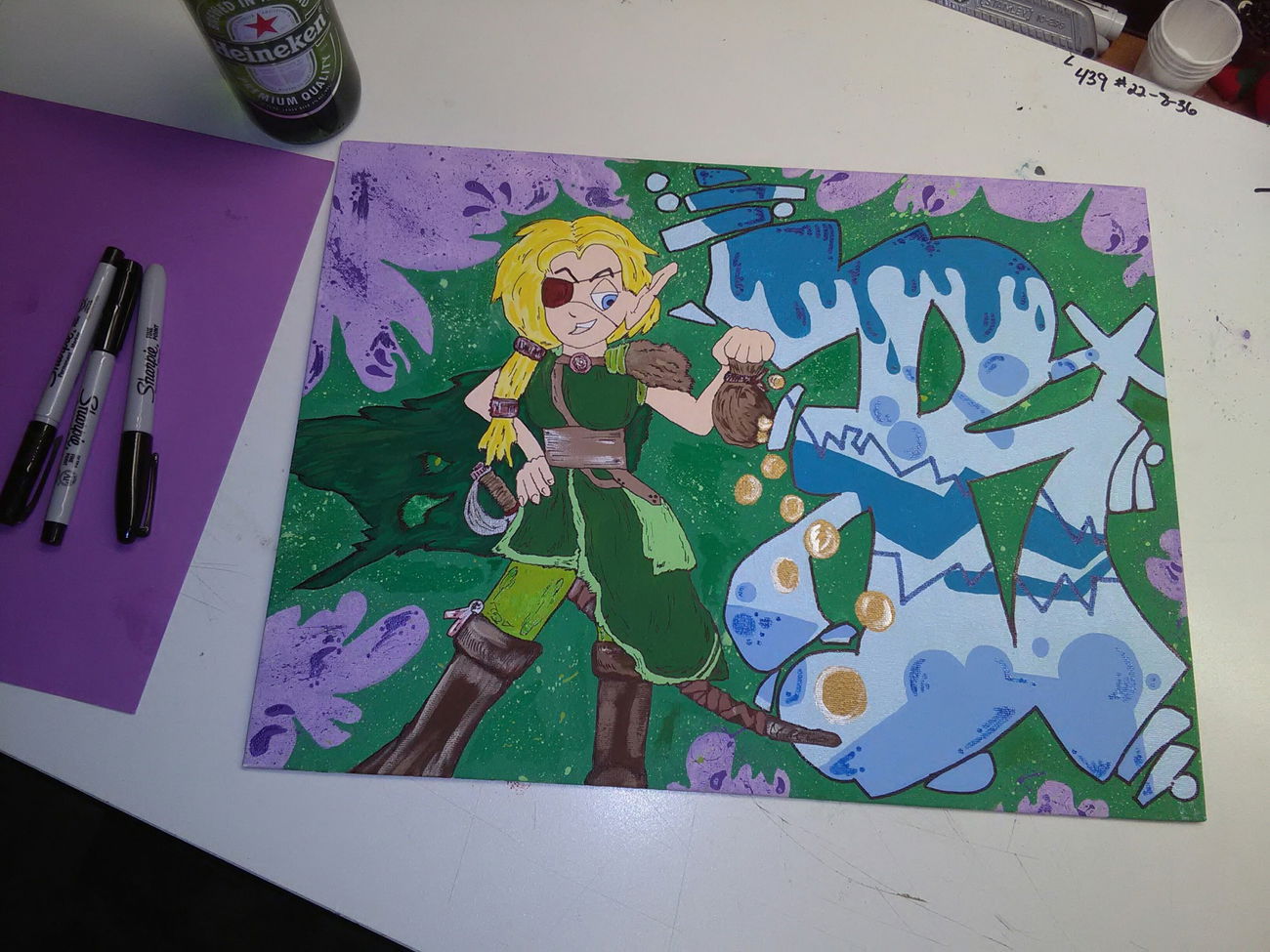 Graffiti Sketch - Photo by Flyingpooter - RAIN