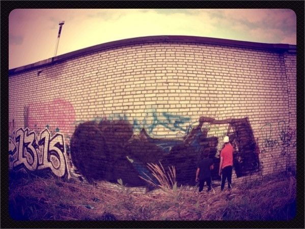 Graffiti Wall in St-Petersburg  - Photo by Fogek - Orw, fogek