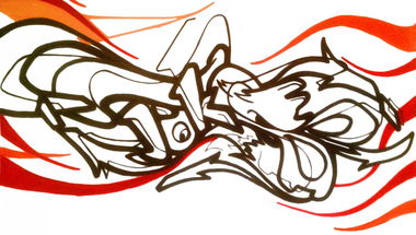 Graffiti Sketch - Photo by Foks