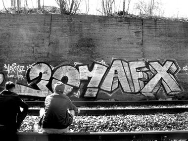 Graffiti Bombing in Ruda Slaska - Photo by Fork4 - fork, aeros, ket (2013)