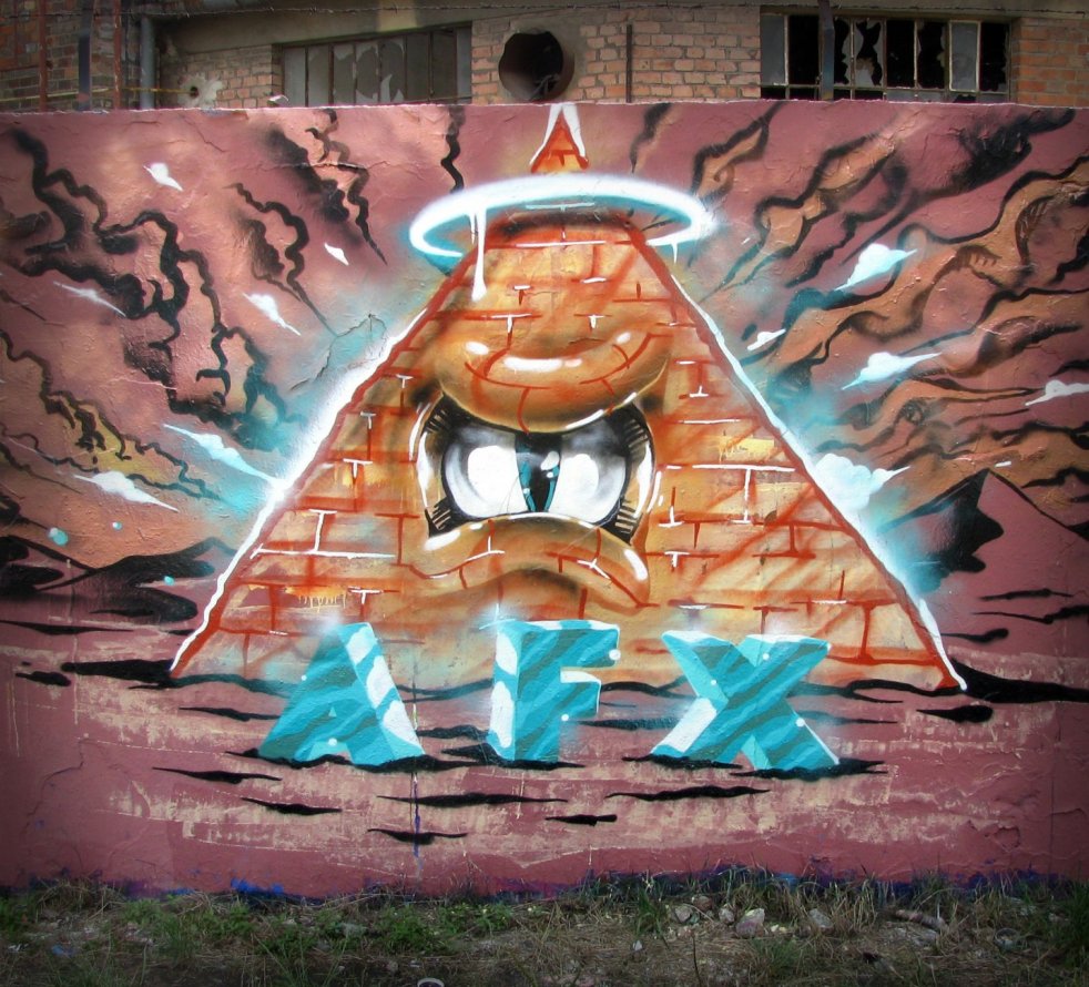 Graffiti Wall - Photo by Fork4 - fork, afx, ubs (2014)