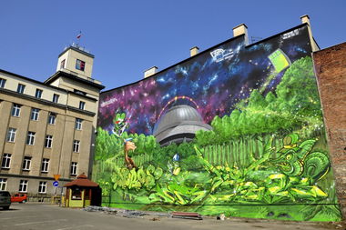 Graffiti Wall in Gmina Parz?Czew - Photo by Fork4 - sw307, fork4, aeros (2014)