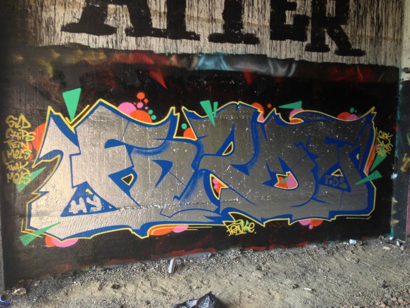 Graffiti Wall - Photo by Forme193 - Forme, Tods, Hy