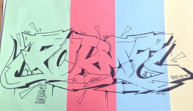 Graffiti Sketch - Photo by Forme193 - Forme, Tods, Hy
