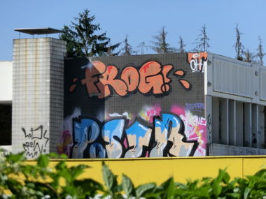 Graffiti Bombing in Bonn - Photo by Frame - Postr, Frog, SOD