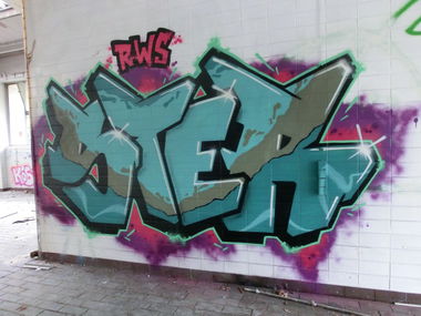 Graffiti Bombing in Bonn - Photo by Frame - Ster, RWS (2013)