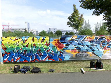 Graffiti Wall in Bonn - Photo by Frame - Frame, Sea, Frm (2013)